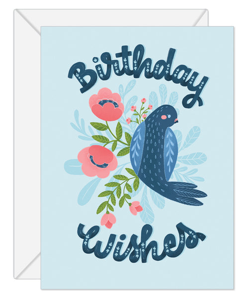 Birthday Wishes Folk Art