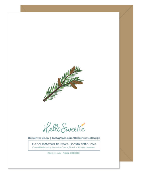 You make the Holidays Bright Love/Holiday Card
