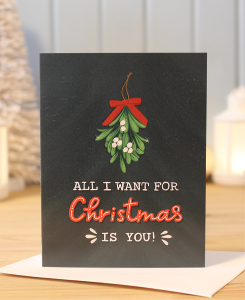 NEW! All I Want For Christmas Is You Mistletoe