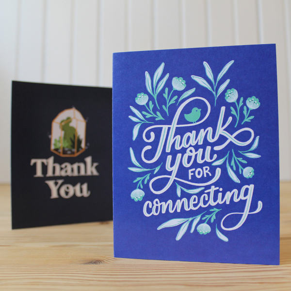 250 custom cards, design + printing
