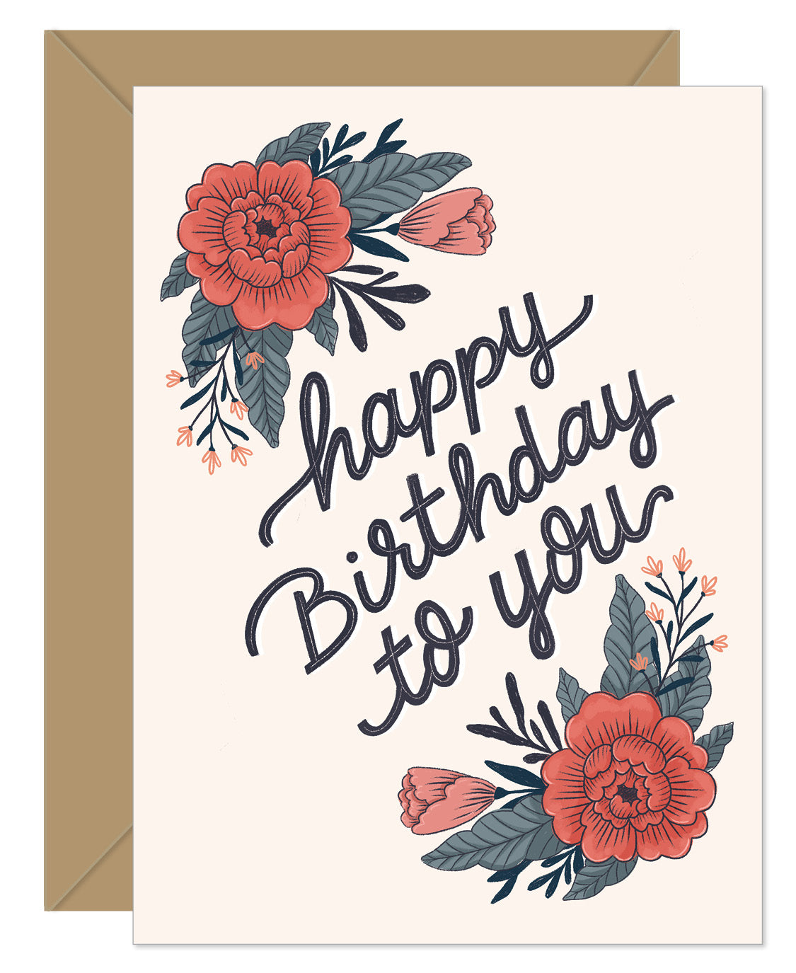 NEW! Happy Birthday To You Floral