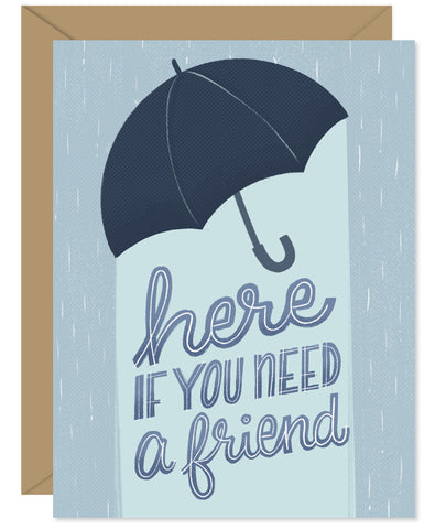 Here if you need a friend sympathy card and encouragement card Hand-lettered & Illustrated card from the Hello Sweetie sympathy and encouragement line.