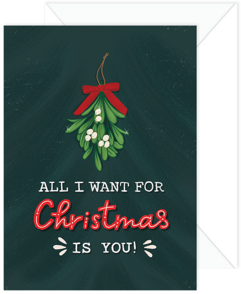 NEW! All I Want For Christmas Is You Mistletoe